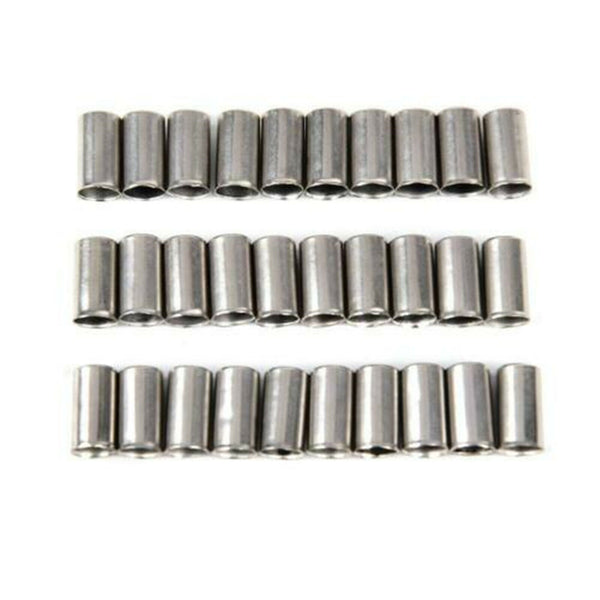 100pcs 5mm Housing End Caps Bike Ferrules Ferrule Brake Cable Metal Bicycle AU
