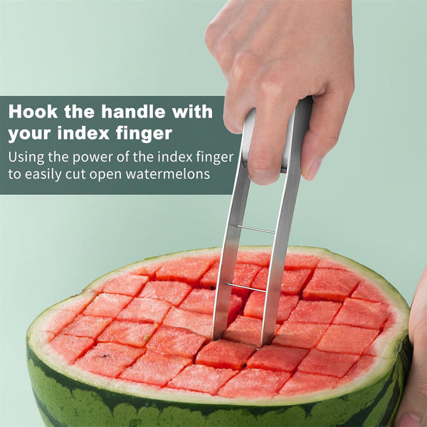 Stainless Steel Watermelon Slicer Cutter Multifunctional Fruit Fork Kitchen Tool