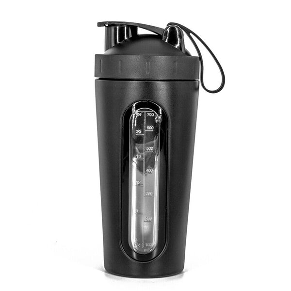 700ml Milkshake  Drink Cup   Sport   Stainless Steel  Water Bottle Shake Protein