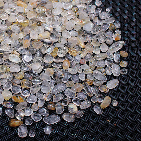 100G-1KG Angel Aura Crystal Chips BULK Natural Gemstone Polished Mini Crystal AU