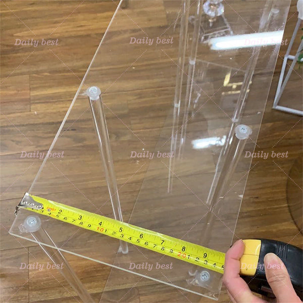 100x25x85cm Clear Acrylic Flower Stand Centrepiece Stand Wedding Party Display