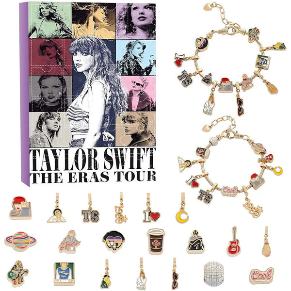 Advent 24 Days Christmas Taylor Swift Bracelet Countdown Calendar DIY Gifts Xmas