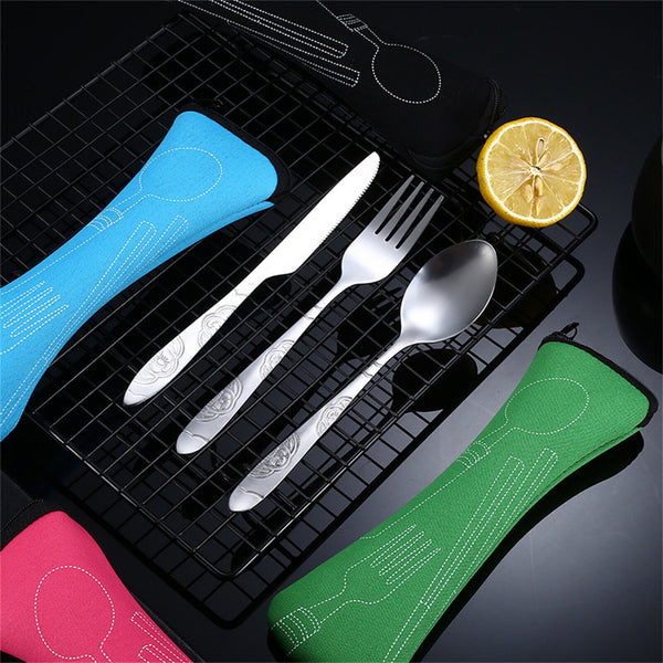 Heavy Duty Stainless Steel Flatware Utensils Cutlery Set for Gift
