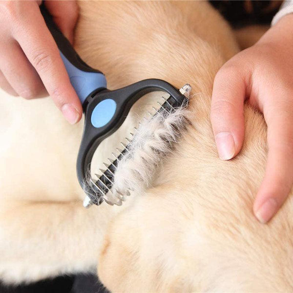 Pet Knotting Rake Hair Removal Comb for Cats and Dogs Grooming Tool Detangler