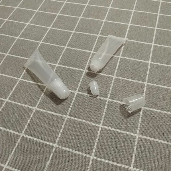 10ML Plastic Containers Soft Clear Empty Tubes Balm Refillable Makeup Lip Gloss