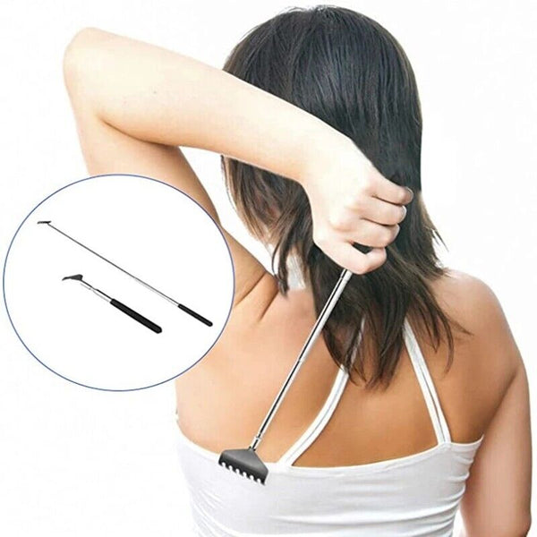 2x Extendable Back Scratcher Metal Claw Telescoping Backscratcher Massager AU