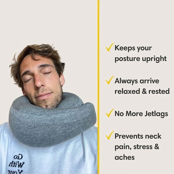 Portable U Shaped Pillow Travel Neck Pillow Breathable Office Neck Head Support