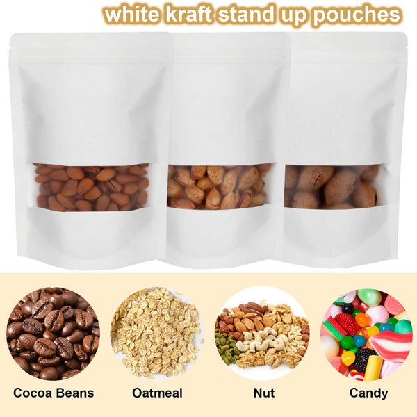 Aluminum Foil Mylar Food Packaging Zip Seal Bags Stand Up Pouches Bags