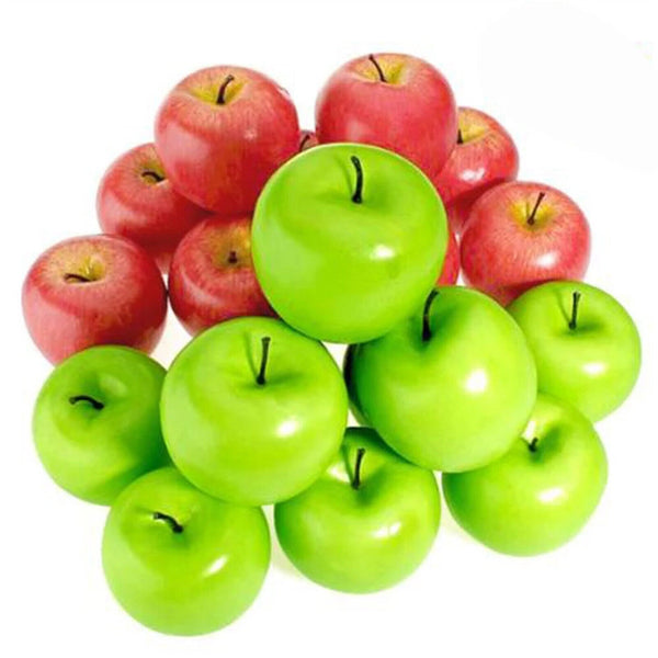10/20x Artificial Green Apple Apples Fake Fruit Home Party Wedding Shop Decor AU