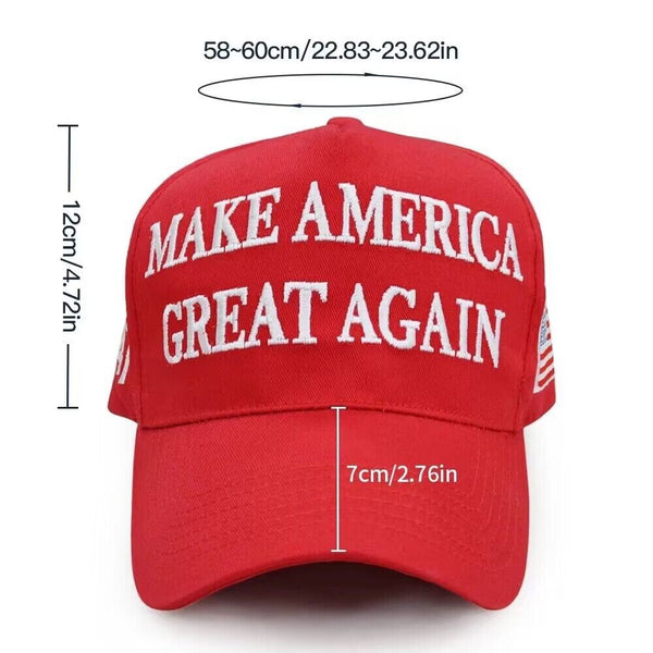 Donald Trump 2024 MAGA RED Hat 45-47 Baseball Cap Make America Great Again Hat