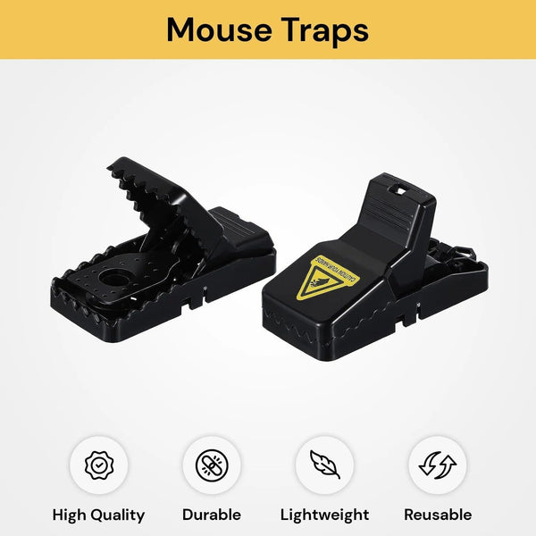 Mouse Traps Reusable Mice Rat Trap Safe Snare Catcher Mousetrap for Family Pet