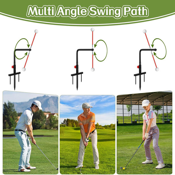 Golf Swing Trainer Aid Golf Practice Swing Groover & Hitting Training Practice