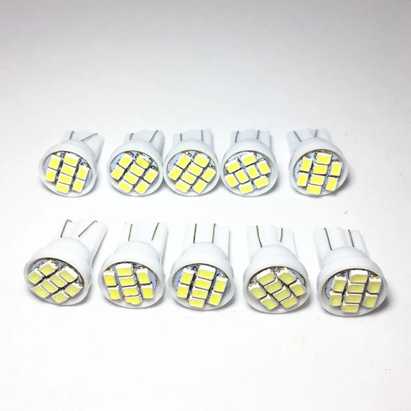 13pcs T10 LED 12V Light Car Bright White Festoon Globe Bulb Interior Kit 31MM AU