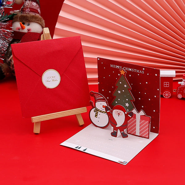 6 Pack 3D Pop Up Christmas Cards Pop Up Funny Christmas Greeting Cards