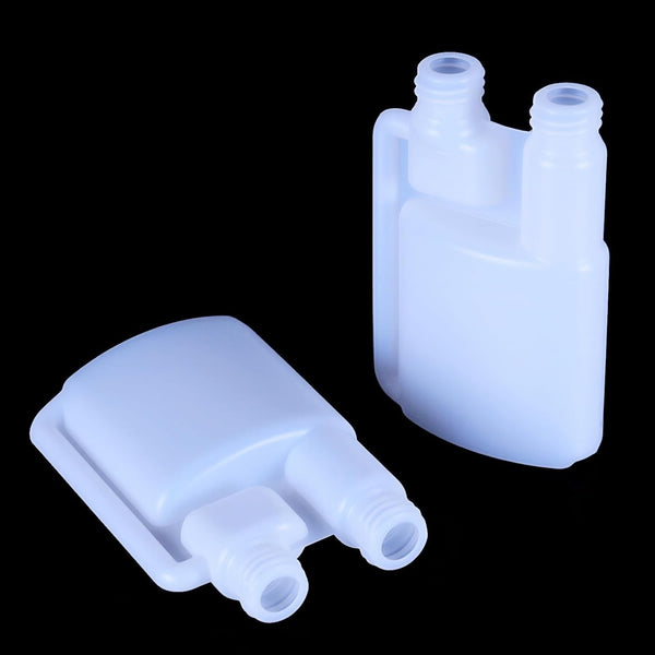 16PCS 250ML Twin Chamber Measuring Bottles with Tamper Evident Caps