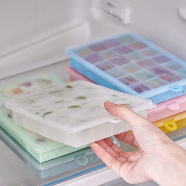 Silicone 24 Grids Ice Cube Tray Mold Maker Tool Square