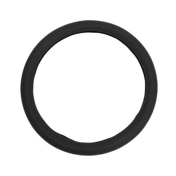 Car Steering Wheel Cover Protector Universal Leather Texture Silicone