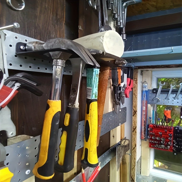 Wall Mount Hammer Rack Tool Organizer - Garage Storage Holder Set