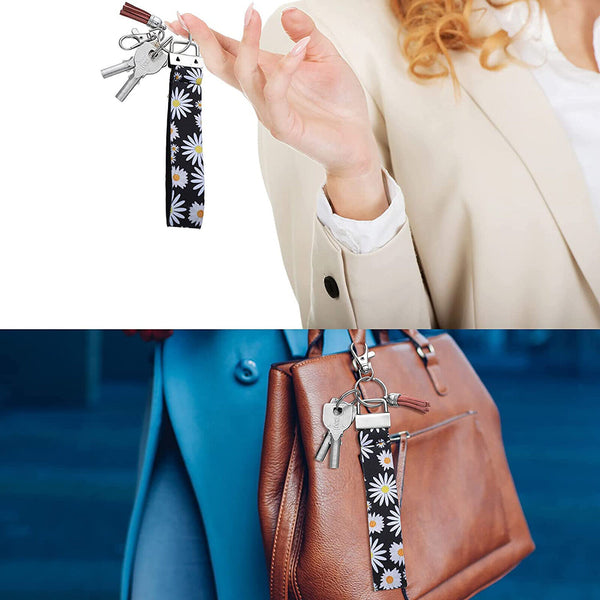 60PCS Swivel Snap Hook Sets Key Fob Hardware keychain Split Ring Tassel Keychain