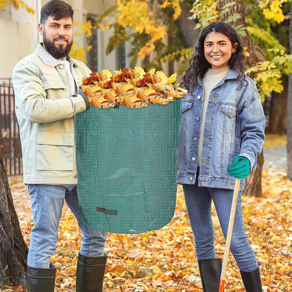 Garden Waste Bags Large Green Recycling Bale Rubbish Bags 5PCS 500L