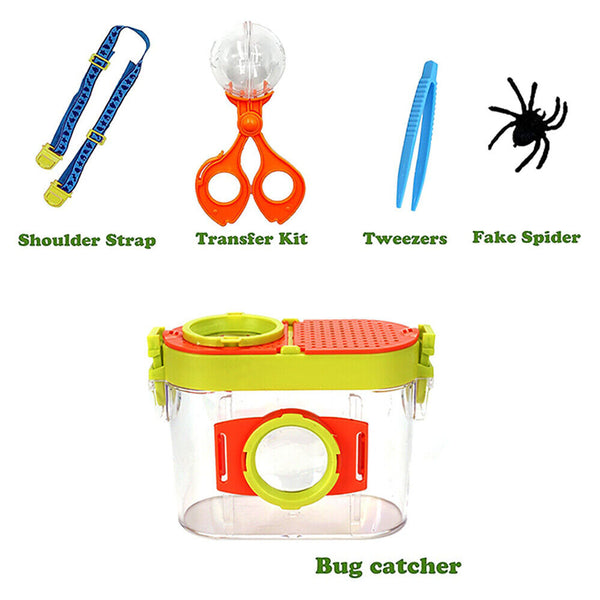 Kids Outdoor Bug Exploration Kit Insect Observer Container Box Educational Toy