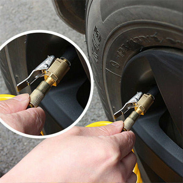 8mm Practical Inflator Pump Tire Air Chuck Car Tyre Wheel Connector Adapter 2pcs