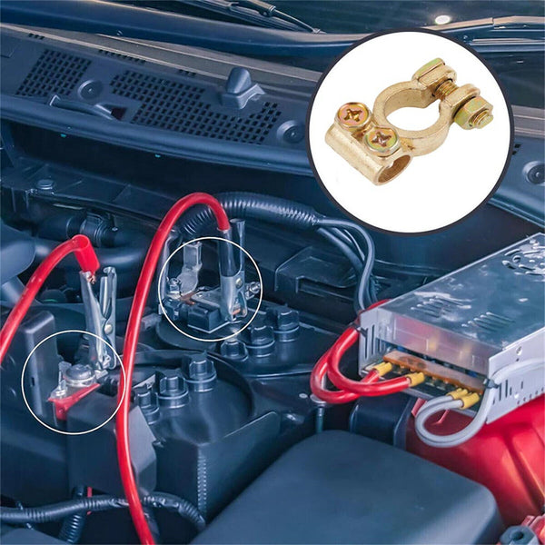 2PCS Battery Terminals Connectors Clamps Batteries Terminals Leisure Car Van 12V