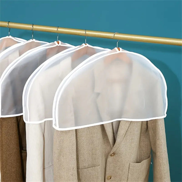 Dustproof Clothes Cover Transparent Hanging Wardrobe Storage Bag Set AU