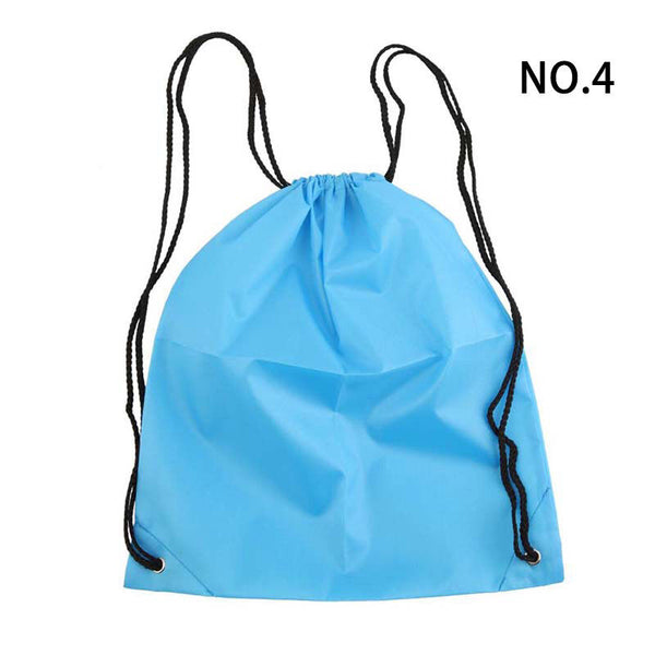 2024 Unisex Gym Bag Drawstring Backpack Nylon Waterproof Sports Sack Swim Bag