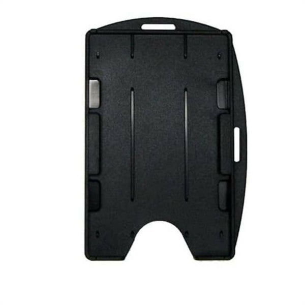 10x Double Sided Rigid Plastic ID Holder Card Badge Sleeve Protector Case Cover