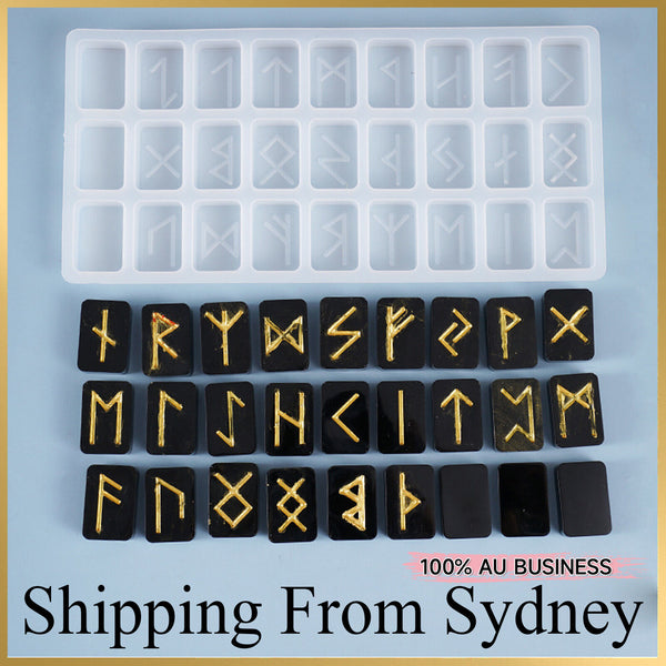 1 PC Runes Symbol Silicone Pendant Making Mold Resin Epoxy Casting Mould Craft