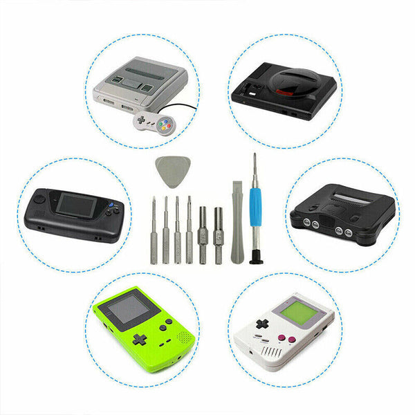 Screwdriver Set Repair Tool Kit For Nintendo Switch NES N64 Wii Joy-con Triwing