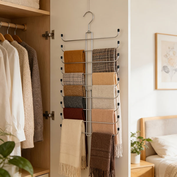 Legging Organizer 10-layer Clothes Hanger Organizer Rack Space-saving NEW