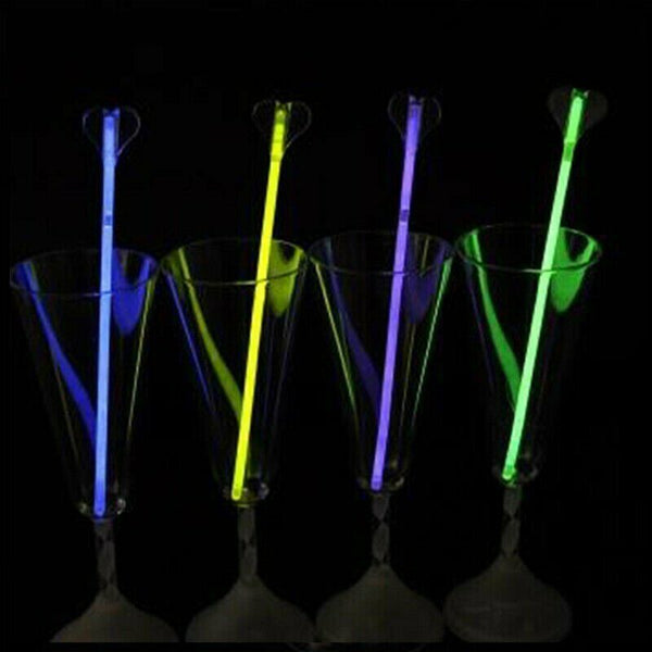 100-1000 Mixed Colour Glow Sticks Bracelets Party Glow In the Dark Glowsticks AU