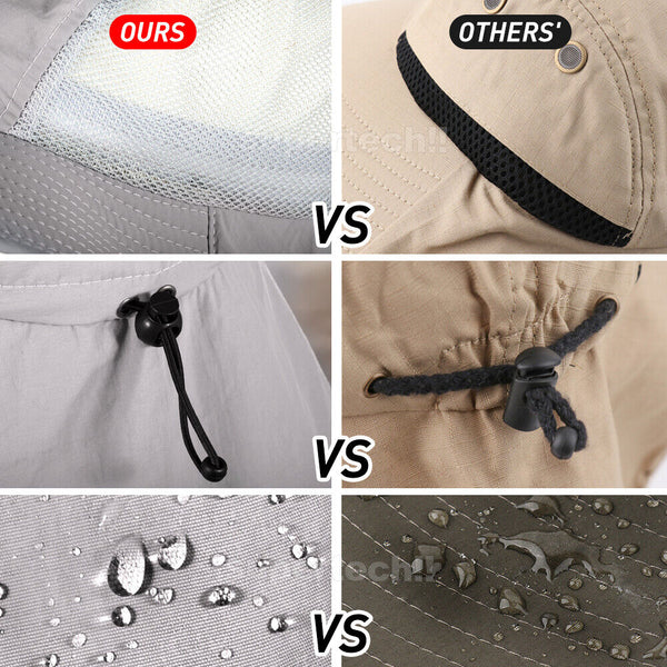 Neck Flap Cap Outdoor Hiking Fishing Hat Sport Sun Protection Wide Brim Cover