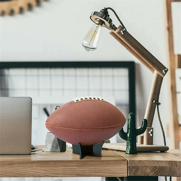 Football Ball Stand Display Black Acrylic Holder Soccer/Rugby/Basketball AU