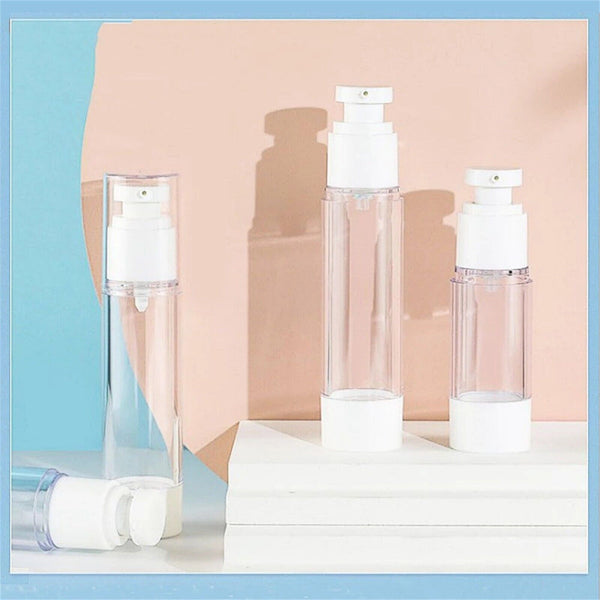 2-4Pcs Vacuum Pump Bottle Empty Lotion Sub-Bottling Airless Bottle Container AUS