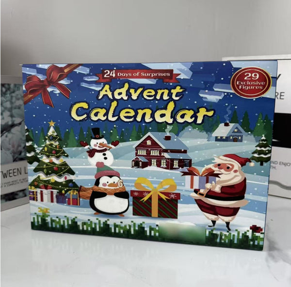 2024 Surprise Gifts Christmas Minecraft Figure 24 Days Countdown Advent Calendar