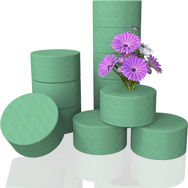 20 Pcs Round Wet Floral Foam Quality Material For Flower Arrangement DIY Craft
