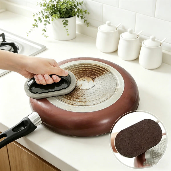 Non-Scratch Pan Cleaning Sponge – Magic Emery Rust & Stain Remover Brush
