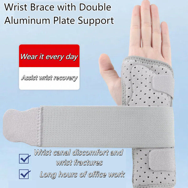 Carpal Tunnel Wrist Brace Night Sleep Support Splint Pain Women Men Arthritis