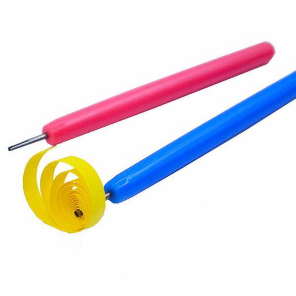 6Pcs Slotted Paper Craft Tool Handmade Kit DIY Winder Roll Paper Quilling Pen