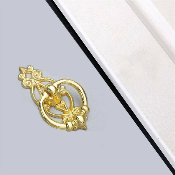 10PCS Vintage Handles Cabinet Drawer Cupboard Door Iron Knob Gold Pull New AUS