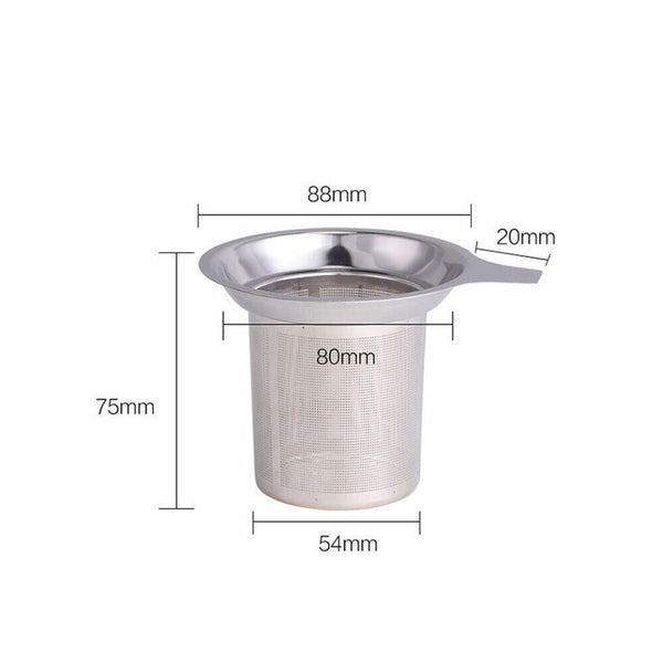 RAU Tea Mesh Infuser Stainless Steel Strainer Mug Keeps warm Filter
