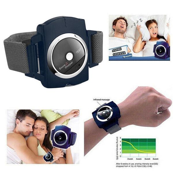 Anti-Snoring Wristband Sleep Connection Anti Snore Bracelet Snoring Aid Sleeping