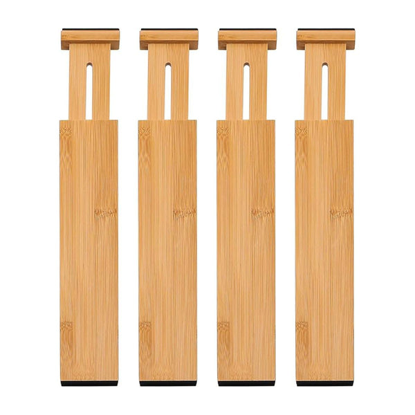 4pcs Expandable Drawer Divider Adjustable Storage Organizer Kitchen Organizer