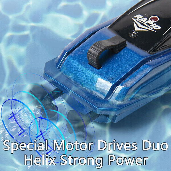 Mini RC Boats High Speed Racing Boat Dual Motors 2.4G Remote Control Ship LR