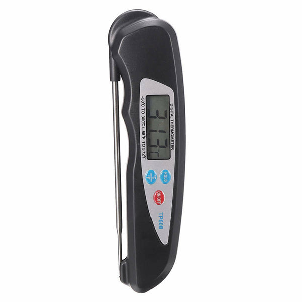 2PCS Foldable Digital Food Thermometer BBQ Meat Cooking Kitchen Temperature Probe
