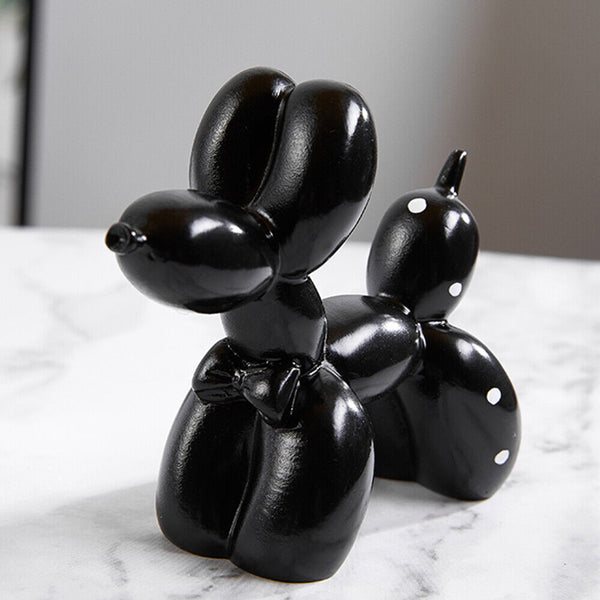 Decor Ornament Sculpture Gift Kids Room Home Resin Crafts Small Balloon dog Cute