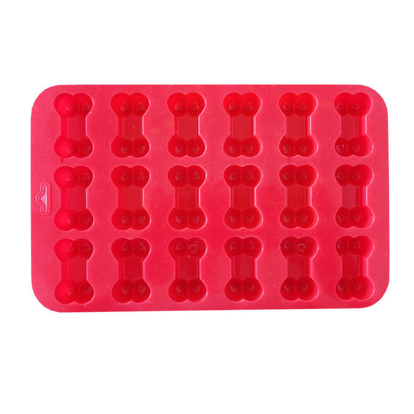 Dog Bone Silicone Baking Pan Mold Ice Tray Puppy Treat Cookie Non Stick Mould AU